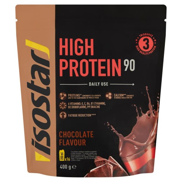 Isostar High protein 90 chocolate (400 Gram)