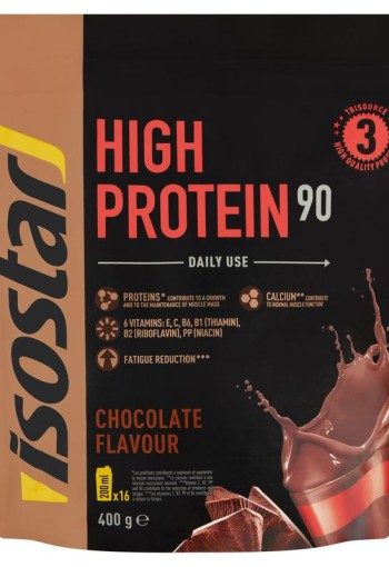 Isostar High protein 90 chocolate flavour (400 Gram)