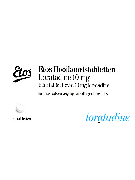 Etos Hooi­koort­s­ta­blet­ten lo­rata­di­ne 10 mg 30 stuks