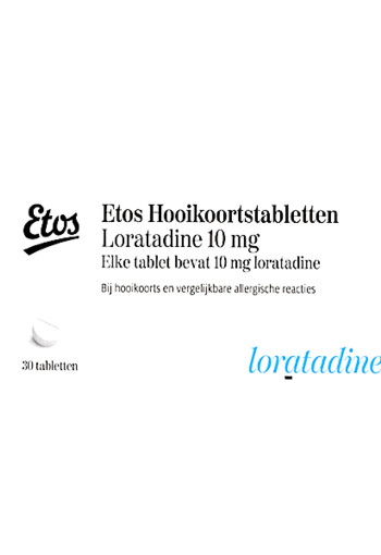 Etos Hooi­koort­s­ta­blet­ten lo­rata­di­ne 10 mg 30 stuks