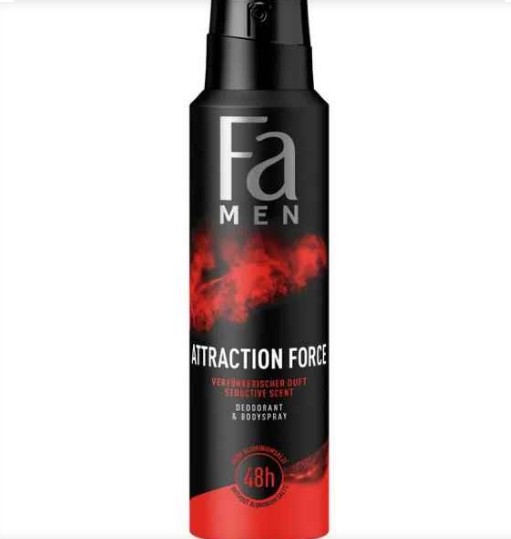 Fa Men Attraction Force Deodorant Spray 150 ML