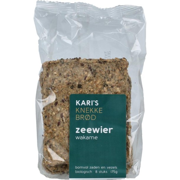 Kari's Crackers Knekkebrod zeewier bio (175 Gram)