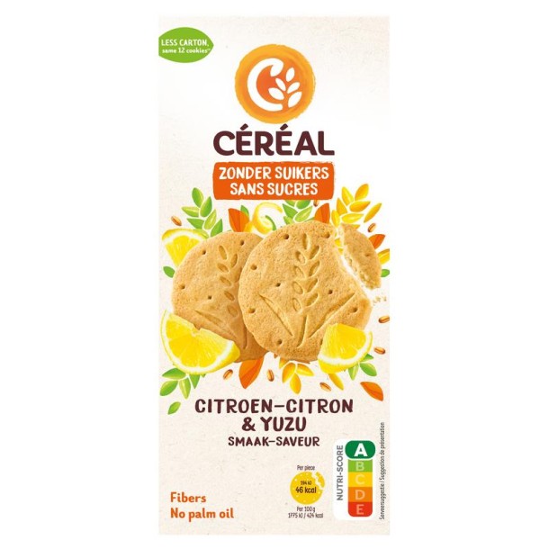 Cereal Koek citroen yuzu (132 Gram)
