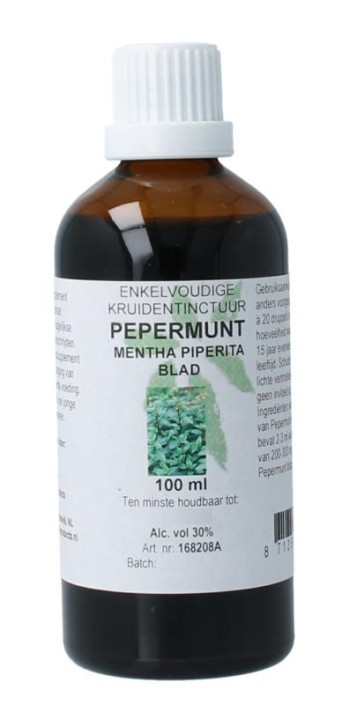 Cruydhof Mentha piperite / pepermunt tinctuur (100 Milliliter)