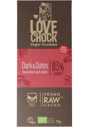 Lovechock Dark & dates bio (70 Gram)