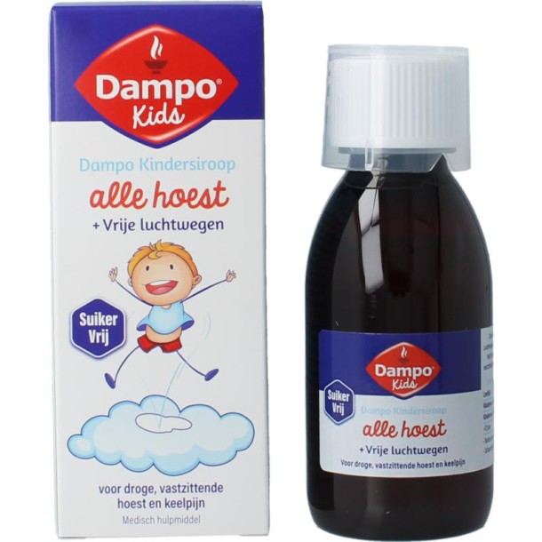 Dampo Kindersiroop alle hoest suikervrij (120 Milliliter)