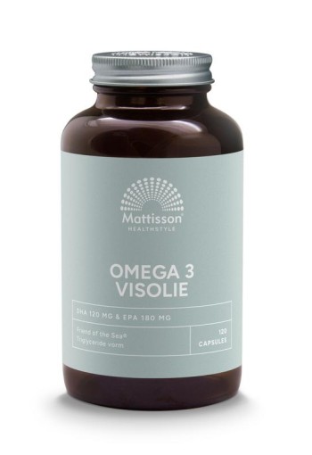 Mattisson FOS omega 3 visolie EPA 18% / DHA 12% (120 Capsules)