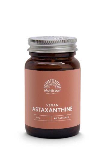 Mattisson Vegan astaxanthine 8mg (60 Vegetarische capsules)