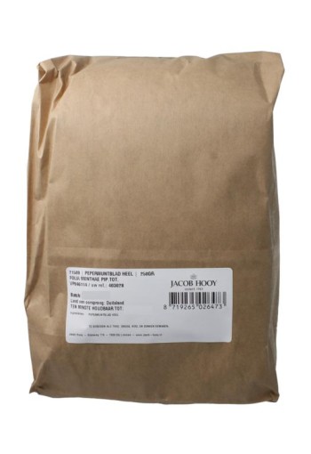 Jacob Hooy Pepermuntblad heel (250 Gram)