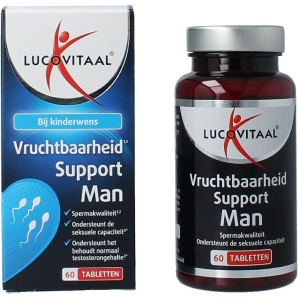 Lucovitaal Vruchtbaarheid support man (60 Tabletten)