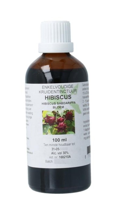 Cruydhof Hibiscus sabdariffa flor tinctuur (100 Milliliter)