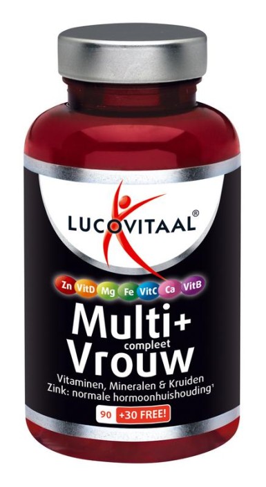 Lucovitaal Multi+ compleet vrouw (120 Tabletten)