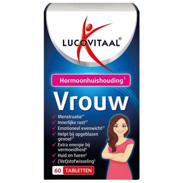 Lucovitaal Hormoonhuishouding vrouw (60 Tabletten)