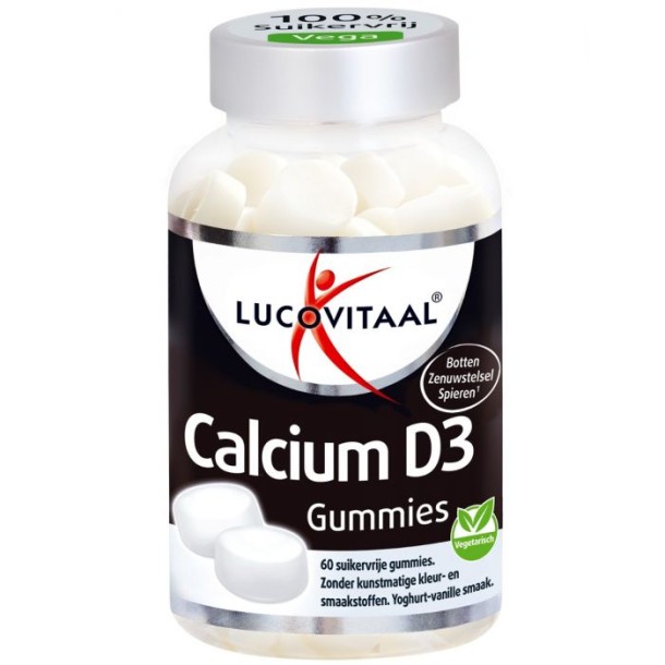 Lucovitaal Calcium D3 gum (60 Tabletten)