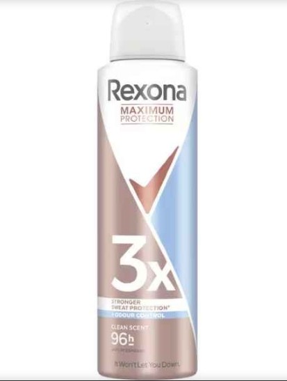 Rexona Woman Maximum Protection Clean Scent Deodorant Spray 150 ML