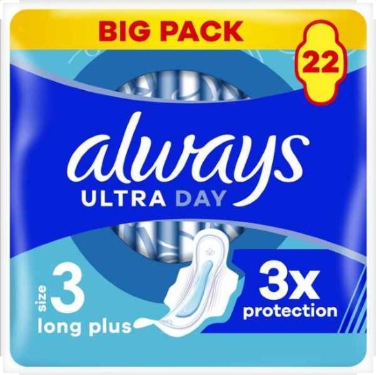 Always Ultra Maandverband Long Plus Met Vleugels 22 stuks