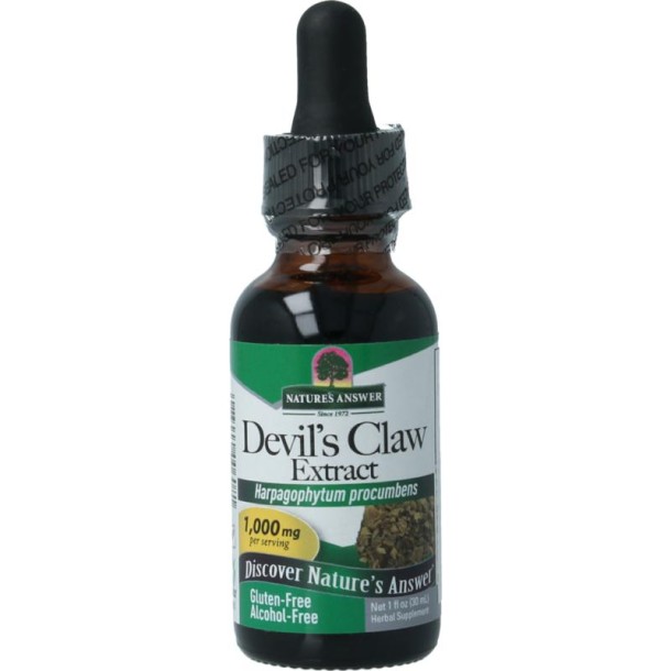 Natures Answer Devils claw extract 1:1 alcoholvrij (30 Milliliter)