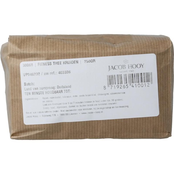 Jacob Hooy Fitness thee (250 Gram)