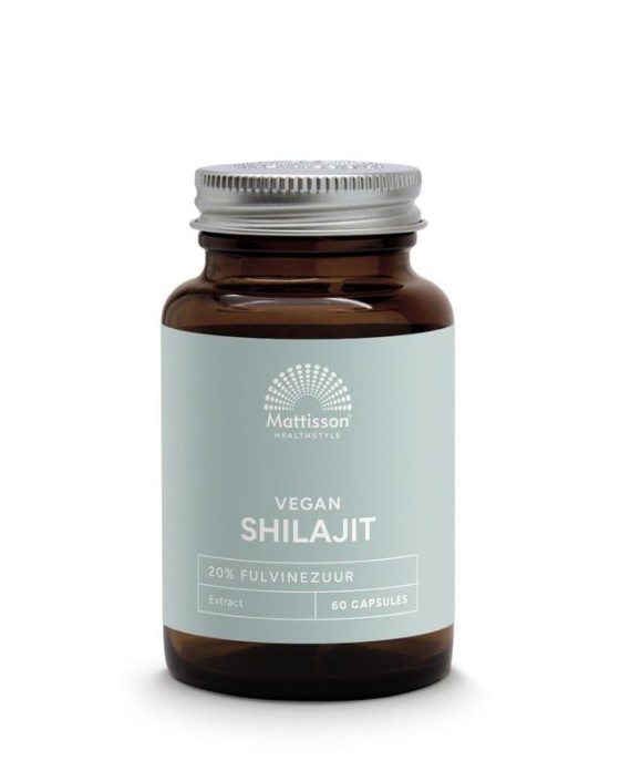 Mattisson Vegan shilajit 400mg (60 Capsules)