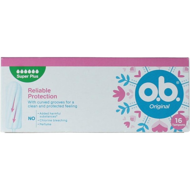 OB Tampons original super plus (16 Stuks)