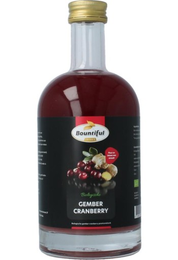 Bountiful Select Gember sap cranberry bio (500 Milliliter)