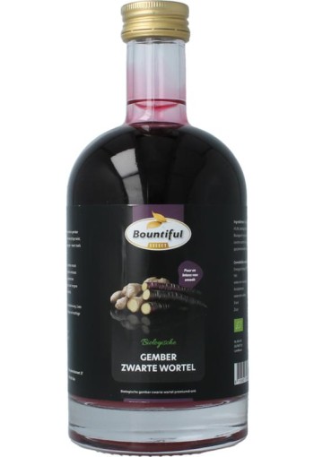 Bountiful Select Gember sap zwarte wortel bio (500 Milliliter)