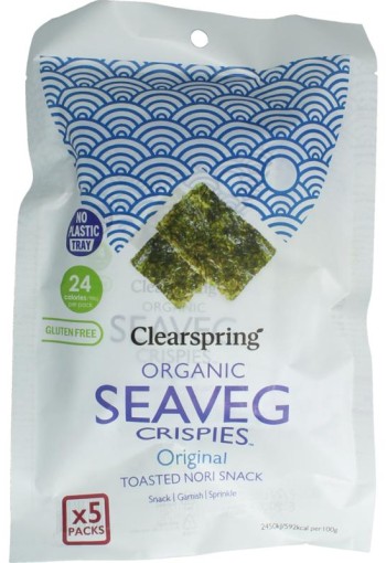 Clearspring Seaveg - crispies original multipack bio (20 Gram)