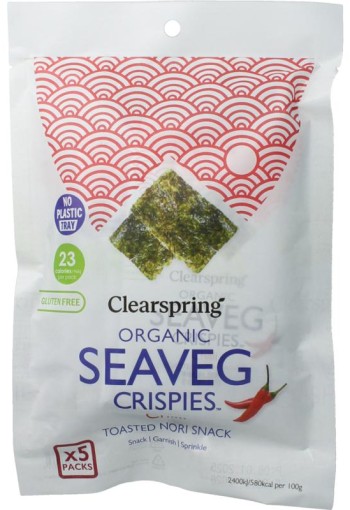Clearspring Seaveg - crispies chilli multipack bio (20 Gram)