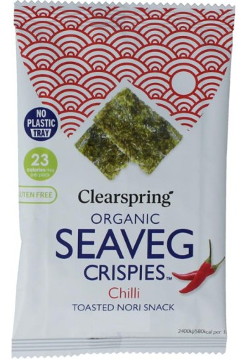 Clearspring Seaveg - crispies chilli bio (4 Gram)