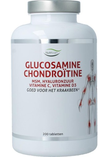 Nutrivian Glucosamine chondroitine (200 Tabletten)