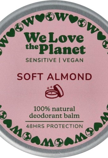 We Love Deodorant balm soft almond sensitive vegan (35 Gram)
