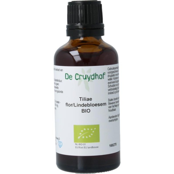Cruydhof Tiliae cordata flor / lindebloesem tinctuur bio (50 Milliliter)