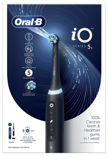 Oral B Elektrische tandenborstel iO5s matt black (1 Stuks)