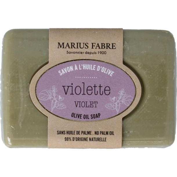Marius Fabre Zeep viooltjes met olijfolie (100 Gram)