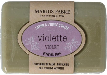 Marius Fabre Zeep viooltjes met olijfolie (100 Gram)