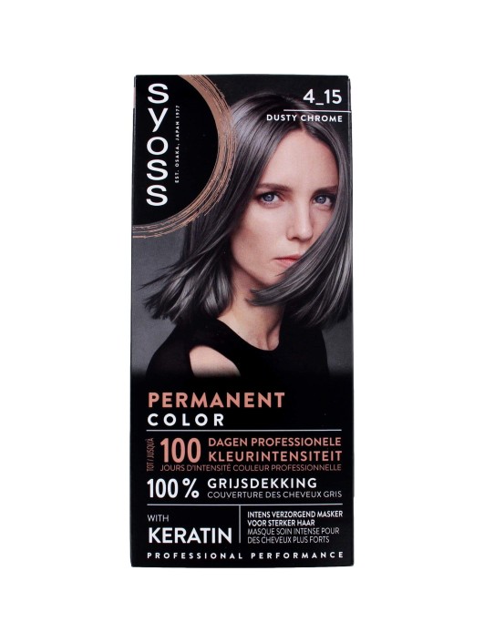 Syoss Color baseline 4-15 dusty chrome haarverf (1 Set)
