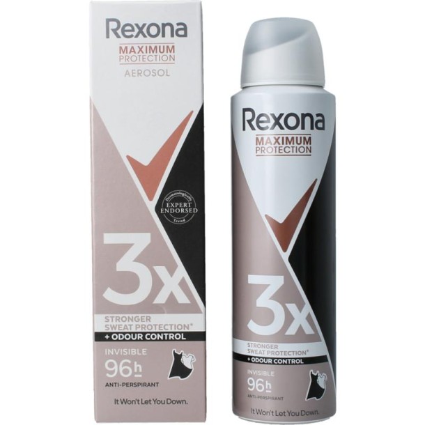 Rexona Deodorant spray max pro invisible (150 Milliliter)