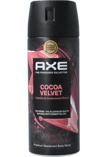 AXE Deodorant bodyspray cocoa velvet (150 Milliliter)