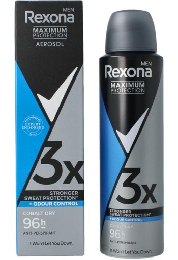 Rexona Deodorant spray max protection cobalt dry (150 Milliliter)