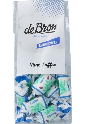 De Bron Mint toffee suikervrij (70 Gram)