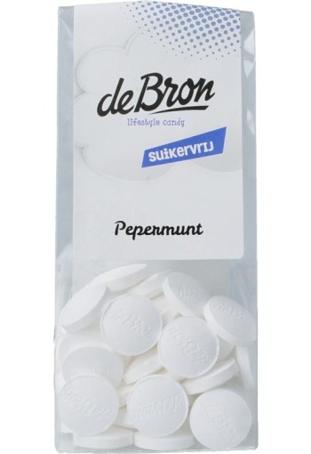 De Bron Pepermunt suikervrij (80 Gram)