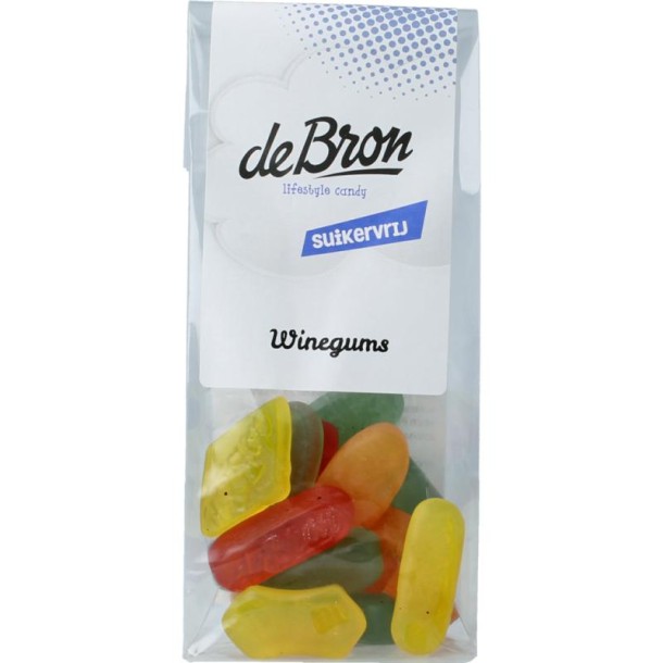 De Bron Winegums suikervrij (90 Gram)