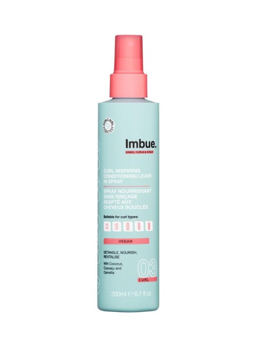 Imbue Curl inspiring conditoner leave in spray (200 Milliliter)