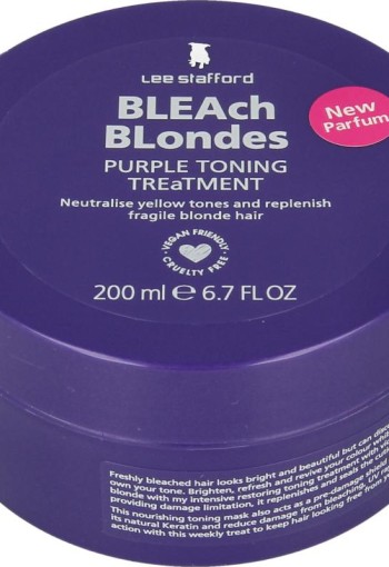 Lee Stafford Bleach blondes purple toning mask 200 Milliliter