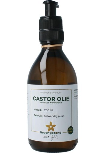 Liever Gezond Castor olie wonderolie (200 Milliliter)
