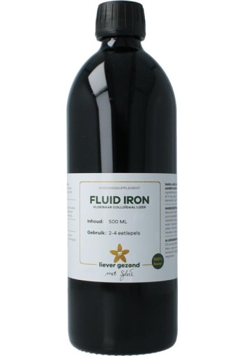 Liever Gezond Colloidaal ijzer vloeibaar (500 Milliliter)