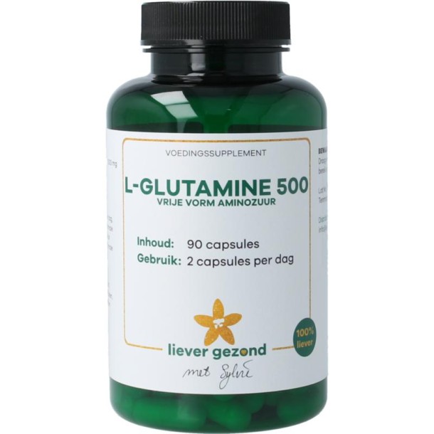 Liever Gezond L-Glutamine (90 Vegetarische capsules)