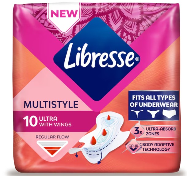 Libresse Multistyle Ultra regular maandverband
