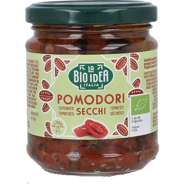La Bio Idea Zongedroogde tomaten in olijfolie bio (190 Gram)