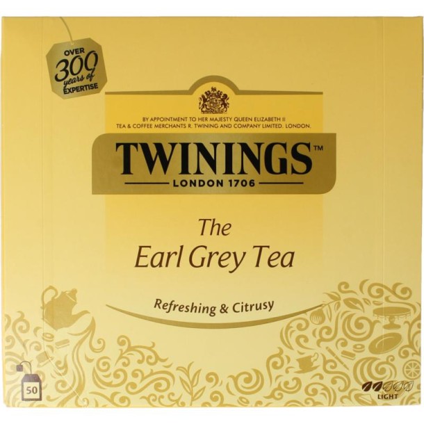 Twinings Earl grey envelop (50 Zakjes)